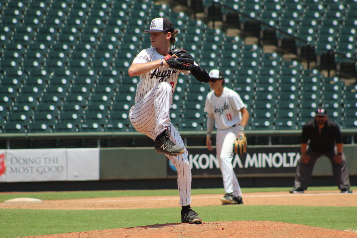 Magnolia West Argyle 5A UIL state championship Texas baseball playoffs 061023 Andrew McCulloch 95